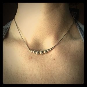 Silver Beaded Necklace ✨📿